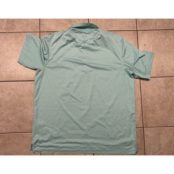 Vineyard Vines Shirt Men XL Jim Nantz BRRR Golf Polo Green Tropical TPC Sawgrass - Picture 6 of 8